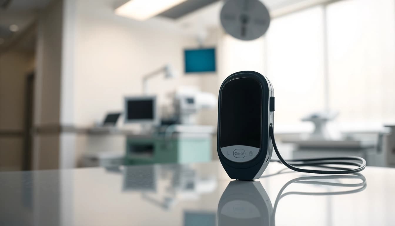 Close-up of a choking device showcasing its design and life-saving features for emergency situations.