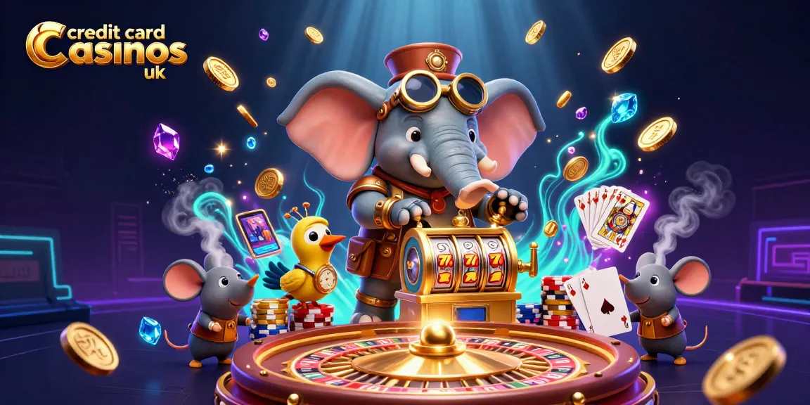 Engage with the exciting world of credit card casinos uk featuring dynamic 3D steampunk characters and casino elements.