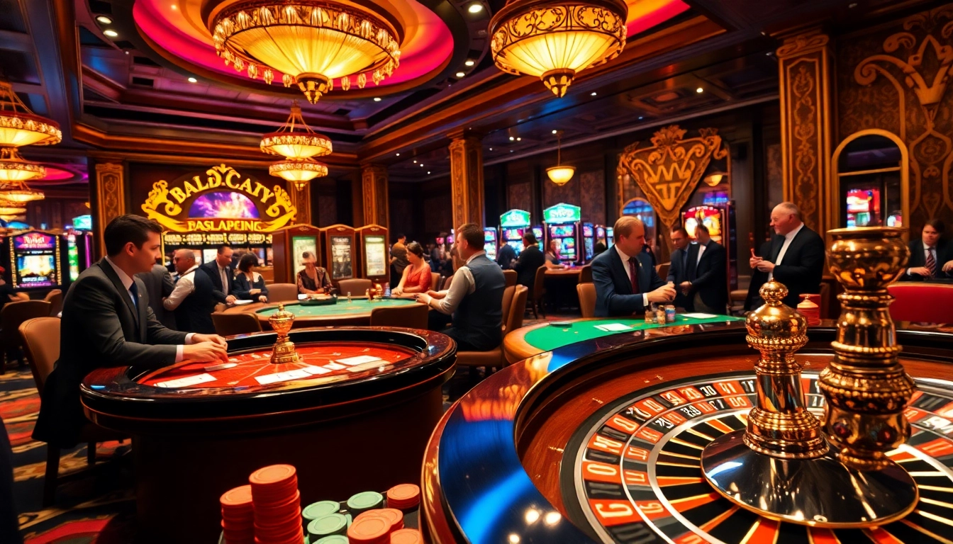 bbni4d menciptakan suasana kasino yang menegangkan dengan permainan kartu dan meja roulette.
