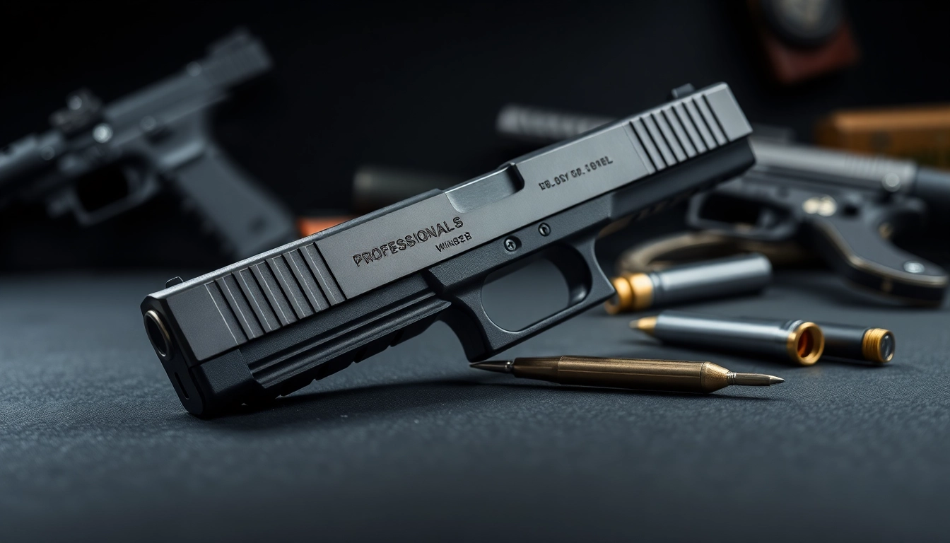 Showcasing glock 19 slides with intricate details and a professional aesthetics, highlighting craftsmanship.