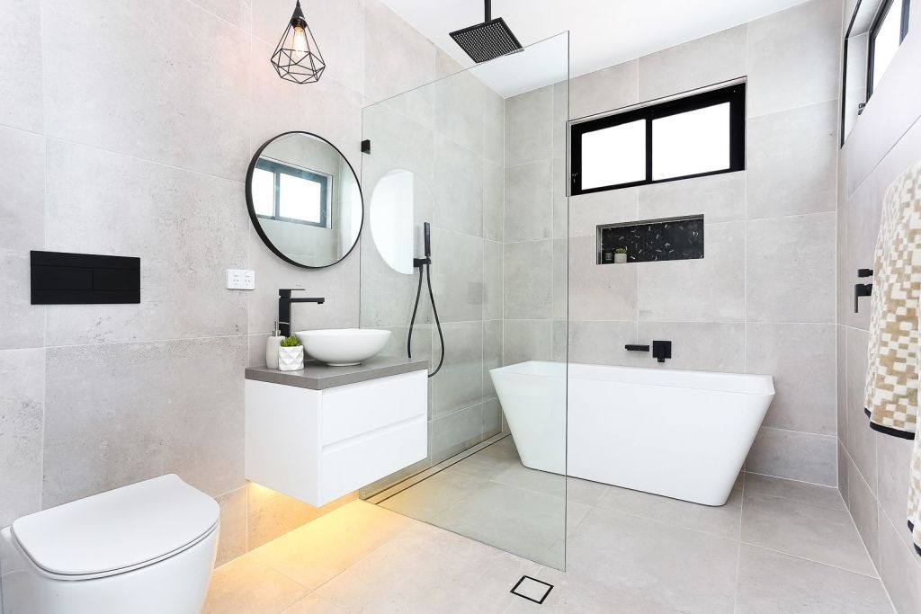 Shower Screens Semi Frameless with Minimalist Frames