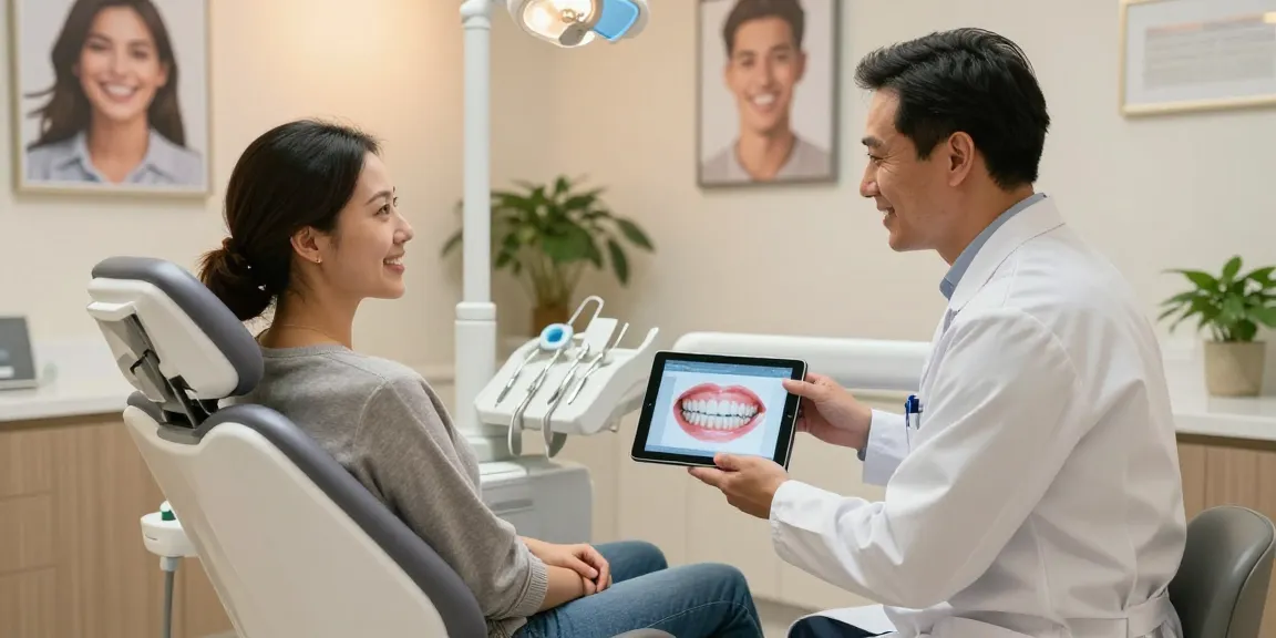 Adult orthodontics consultation at Next Smile Hawthorn, showcasing a caring orthodontist.