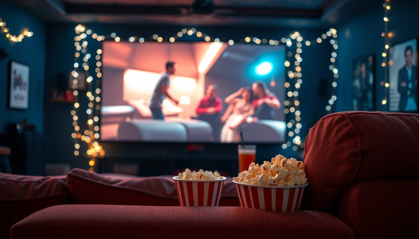 ดูหนังออนไลน์ ในโรงภาพยนตร์ที่บ้านพร้อมของว่างที่น่าดึงดูด