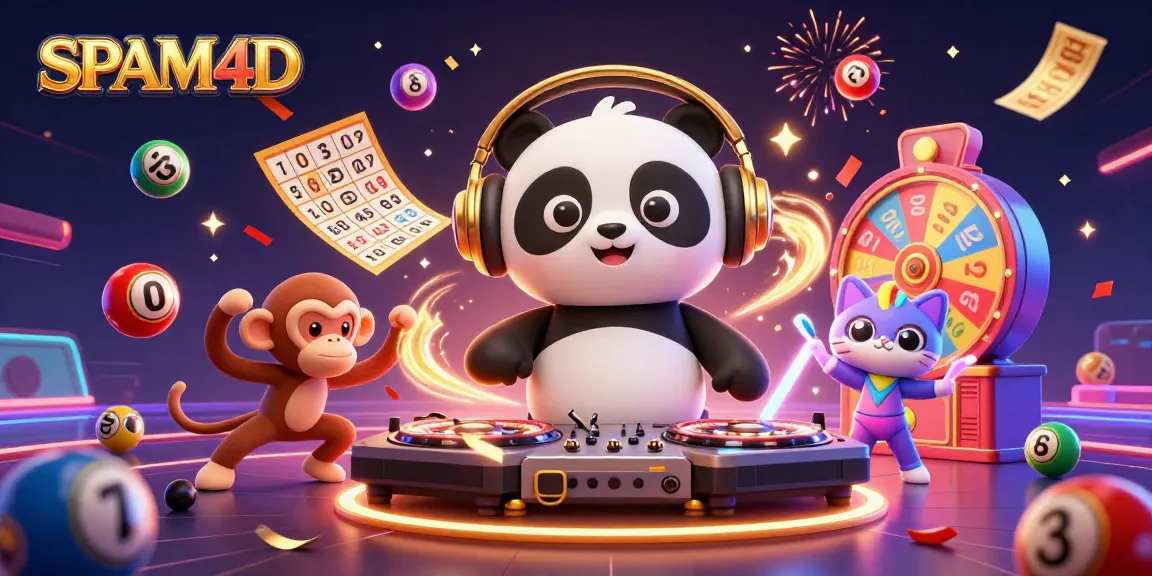 Memenangkan permainan di SPAM4D dengan DJ panda, monyet breakdance, dan kucing berstamina raver.