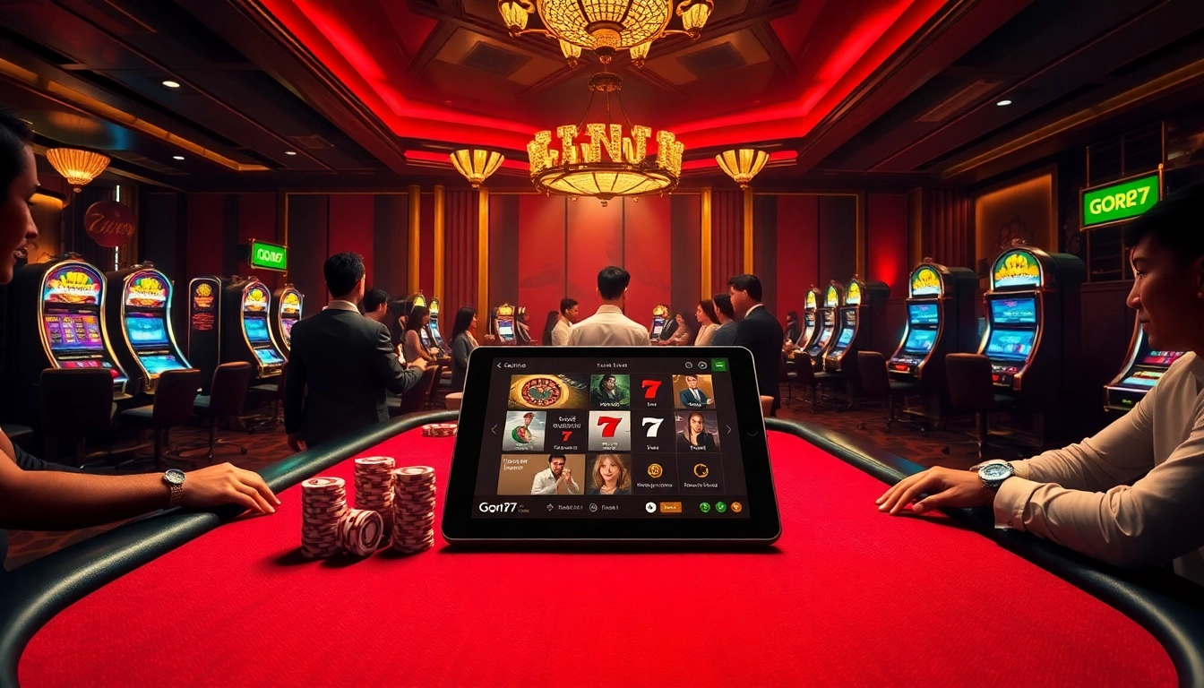 Engage in thrilling casino experiences with gori77, showcasing glamorous games of chance.