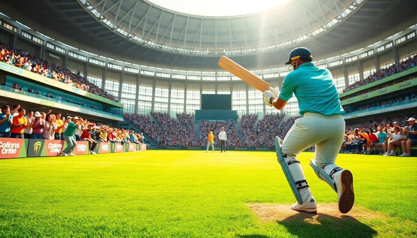 Today's prediction ipl showcases an exciting cricket match with players in action and fans cheering.