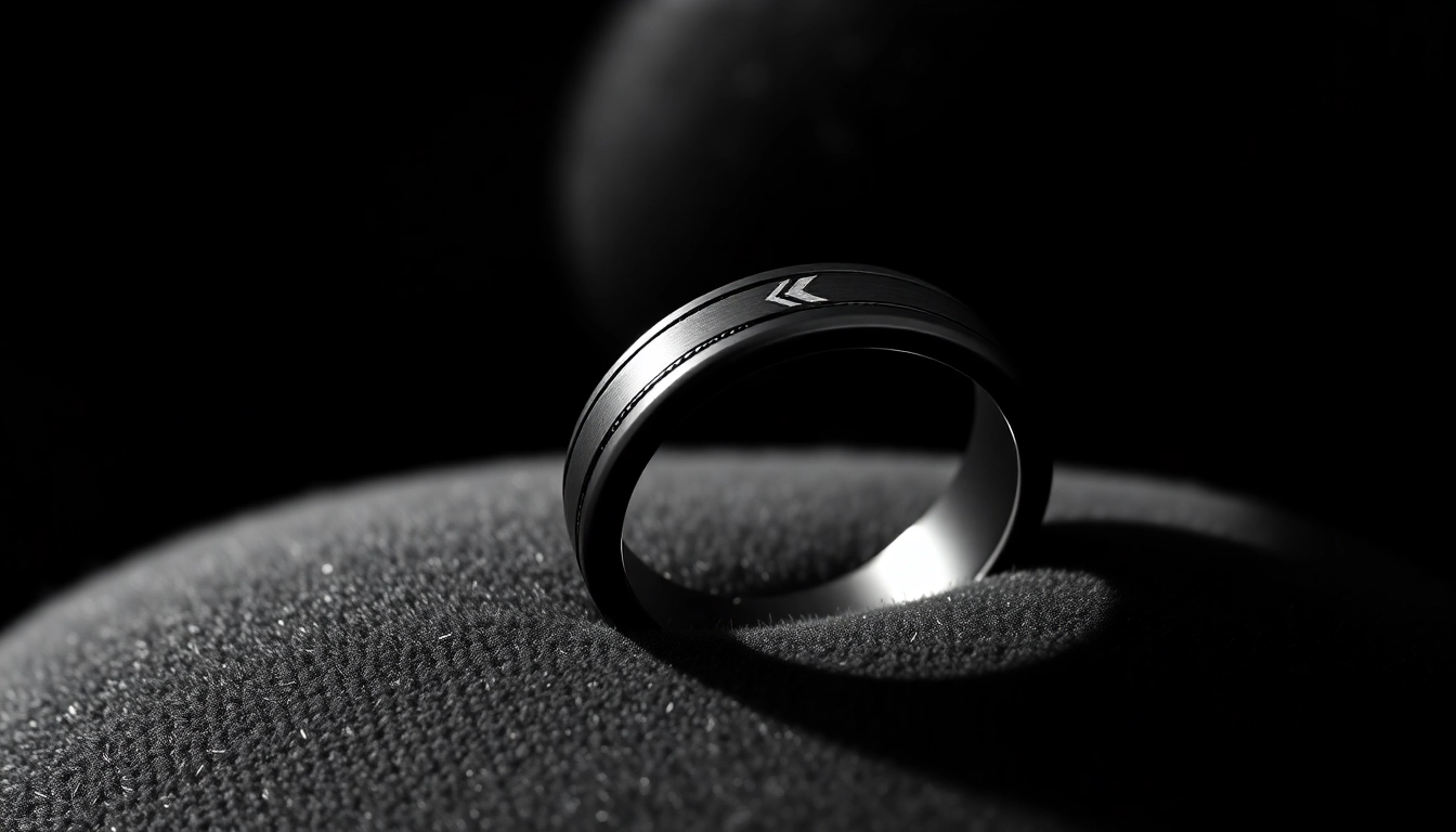 Crafting exquisite Black Zirconium Rings with a sleek matte finish for elegant styles.