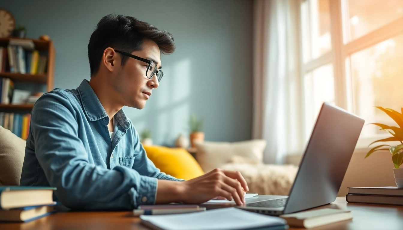 Engaging remote exam help session showcasing tutor-student interaction in a cozy study.