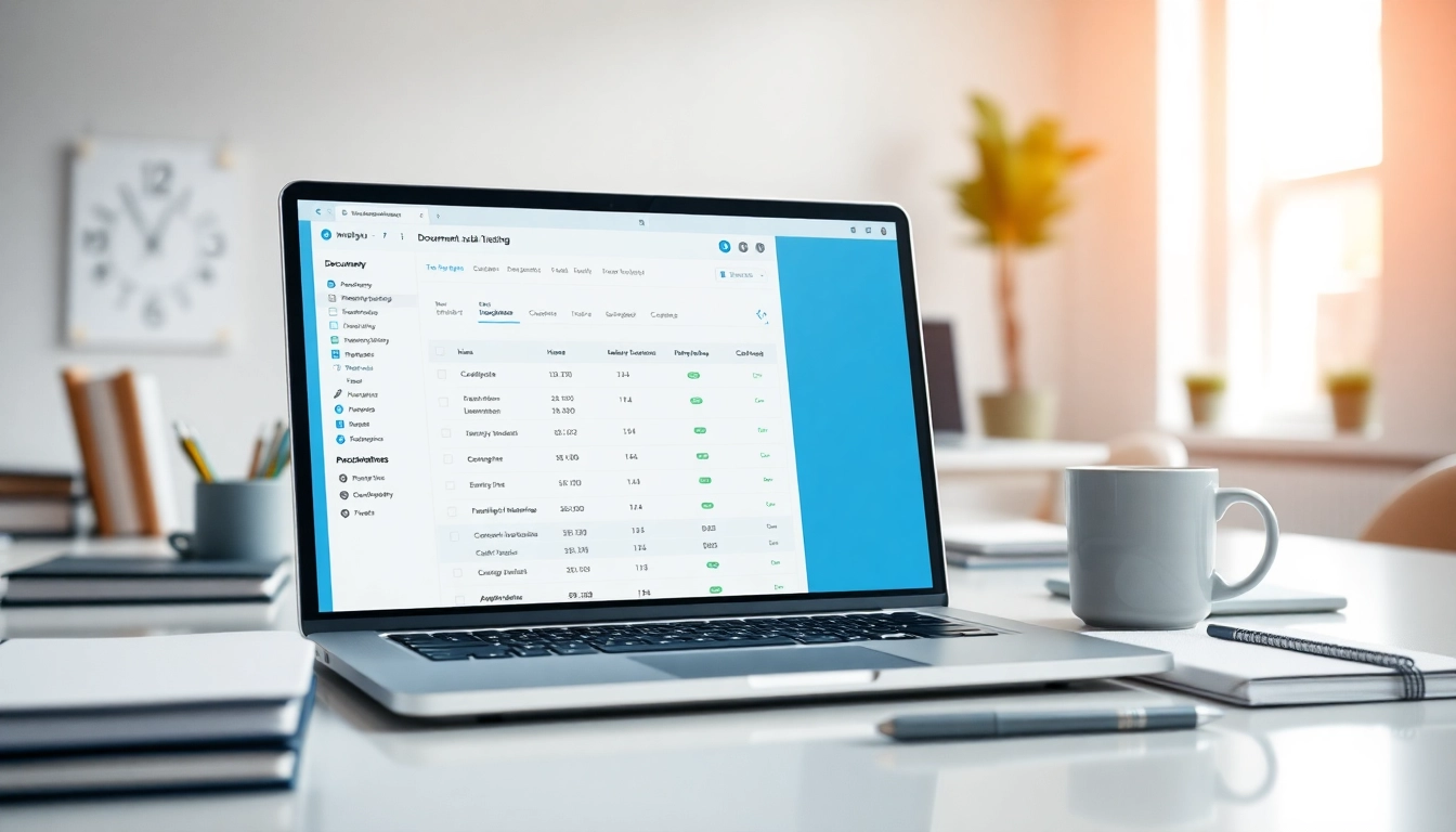 Track documents and links effectively with a modern digital workspace showcasing a document and link tracking tool.