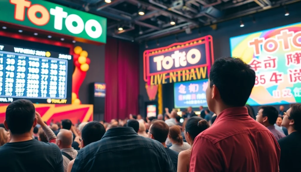 Masyarakat bersemangat menyaksikan Toto Macau dalam acara pengundian langsung yang meriah.