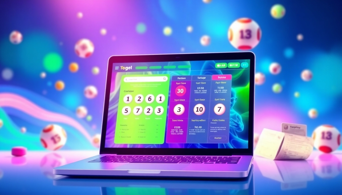 Platform menarik togel online dengan antarmuka dinamis di komputer, menghadirkan kesenangan permainan.