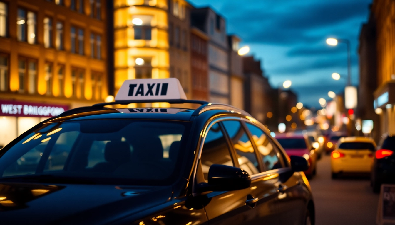 Book a reliable West bridgford Taxi with ease in a bustling urban environment.