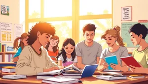 Engaged learners participating in collaborative activities highlighting the value of Education.