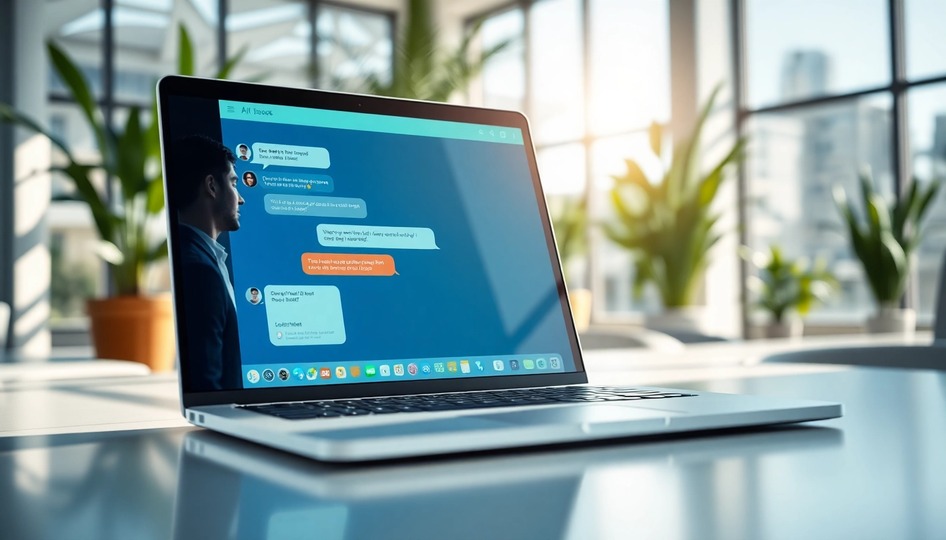 Engaging chatgpt free alternative displayed in a modern workspace setup.
