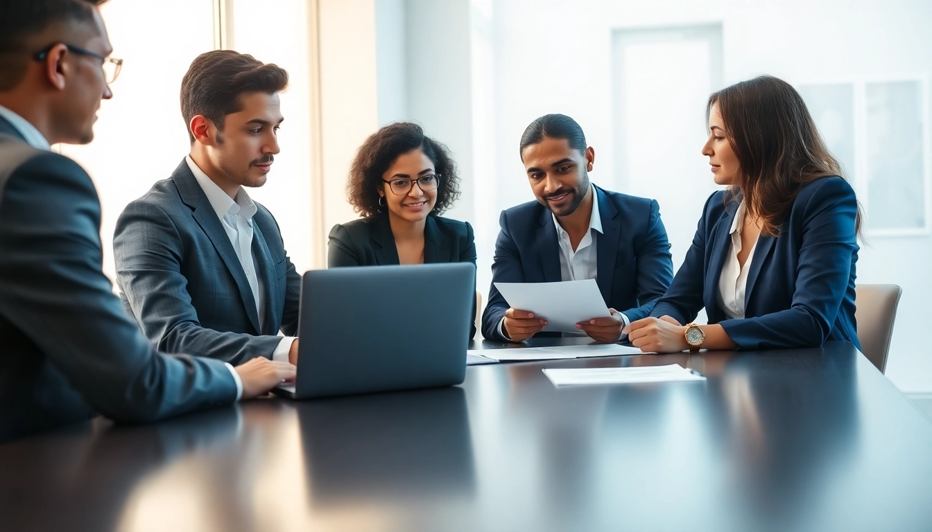 Best employment lawyers in Delhi NCR collaborating in a professional office setting.