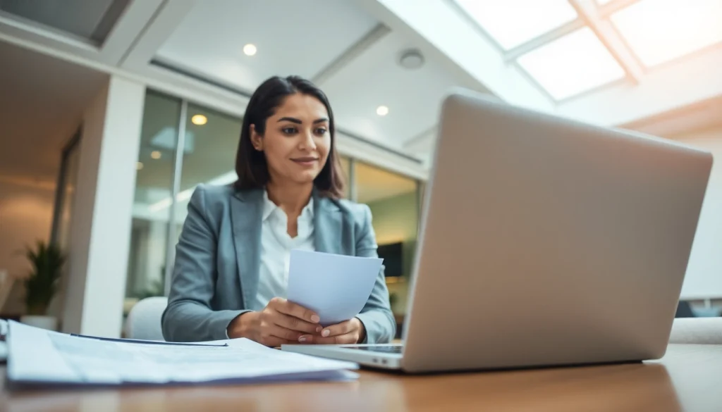 Engaging consultation on Maid visa services Dubai in a bright office environment.