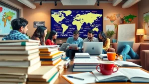 Collaborative translation environment inspired by https://www.elitetranslingo.com showcasing diverse translators.