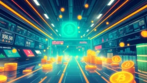 Discover trending coins listing with vibrant displays and dynamic visuals.