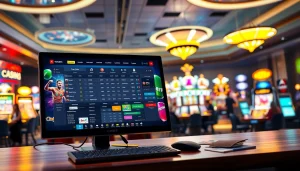 Menampilkan komputer modern yang menunjukan toto togel resmi untuk pengalaman judi online yang menarik.