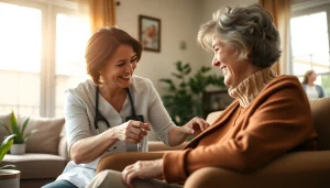 Senior caregivers Austin TX providing compassionate support in a comfortable home environment.