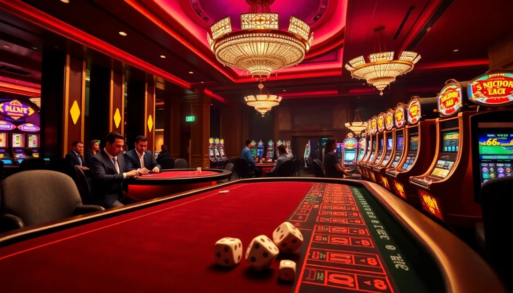 Experience high-stakes gaming at S88 VIP casino with vibrant tables and professional dealers.