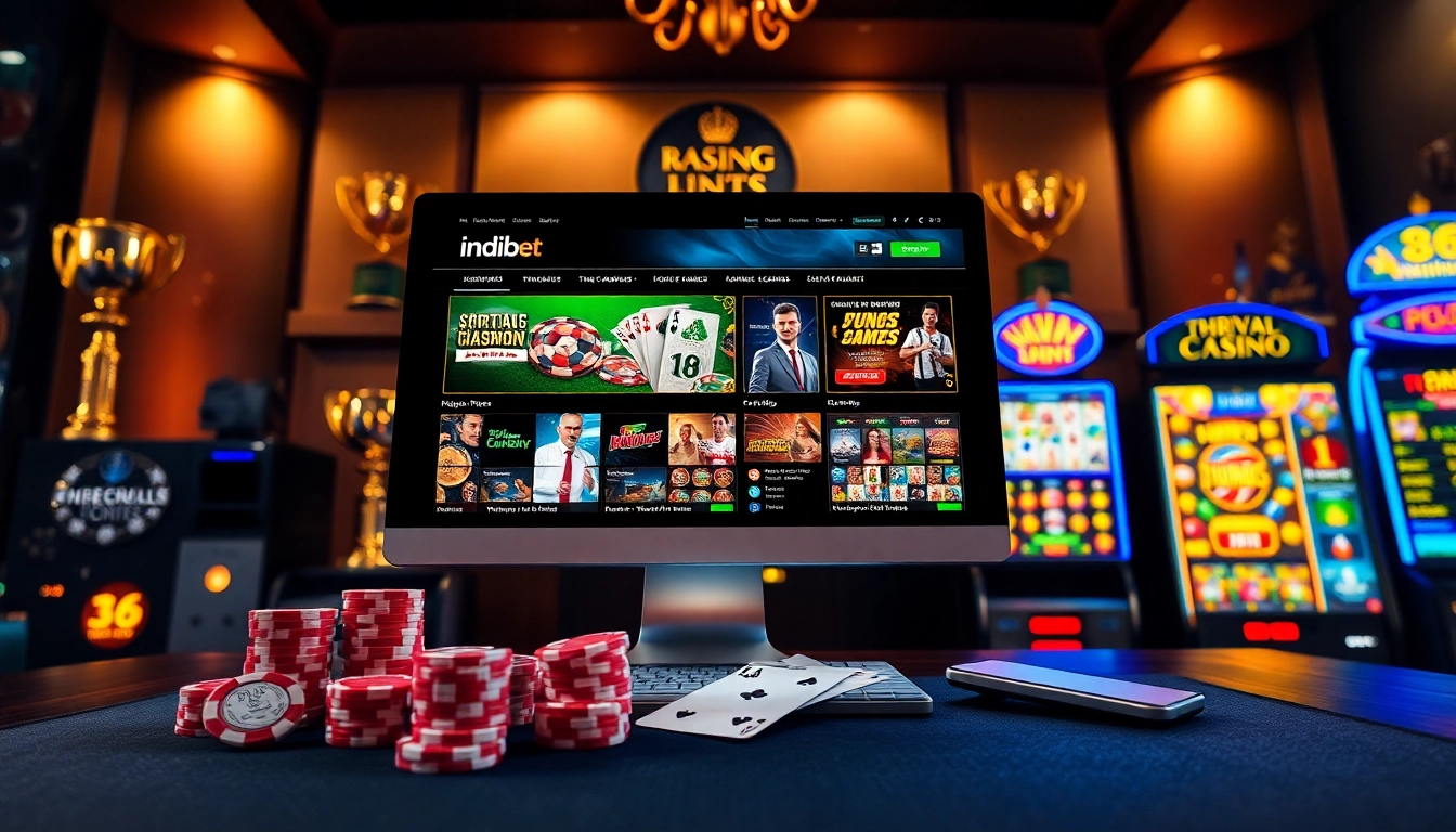 Enjoying sports betting and game thrills on indibet in an exciting online casino environment.