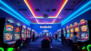 Kode4d gaming platform showcasing vibrant online slots and user engagement.