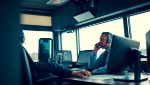 Trucking Dispatch Company providing real-time freight coordination in a professional office setting.