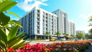 Stunning view of Tampines St 95 EC highlighting the modern architecture and lush surroundings.