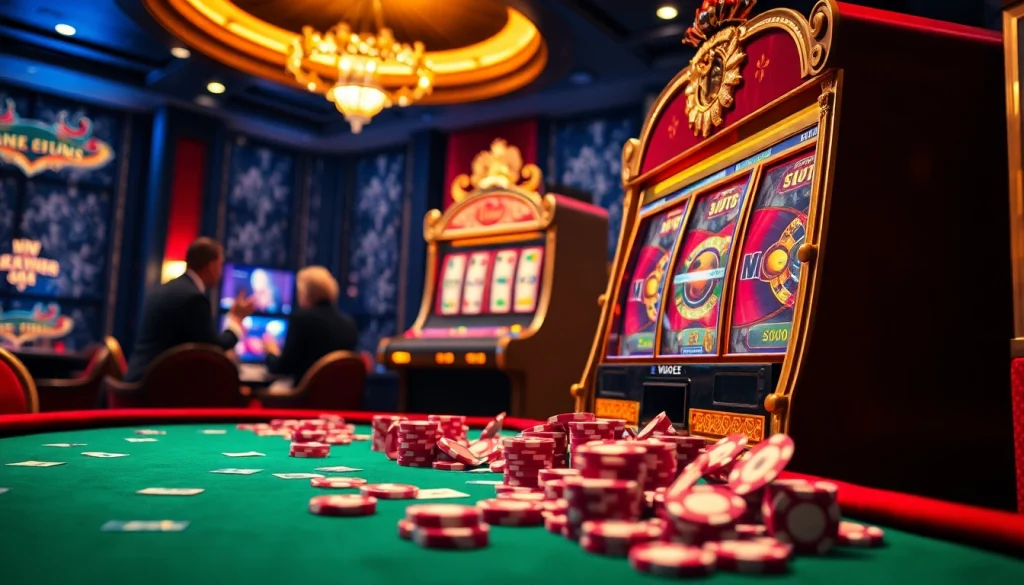 Experience thrilling toto slot action at a luxurious casino slot machine.