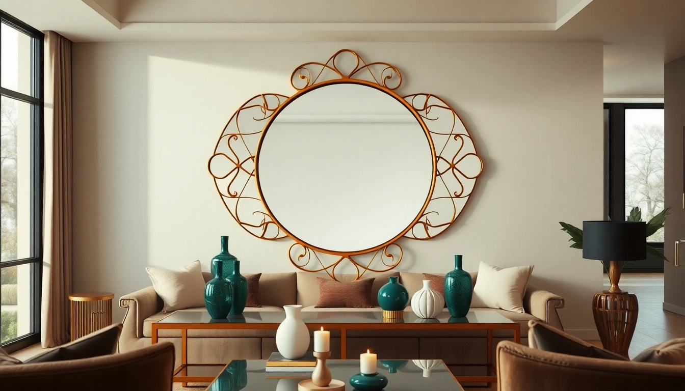 Enhance your living space with an elegant mirror showcased at https://merithome.co.uk, reflecting modern design.