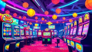 Permainan slot online petani toto yang menghibur dan penuh warna dalam lingkungan kasino virtual.