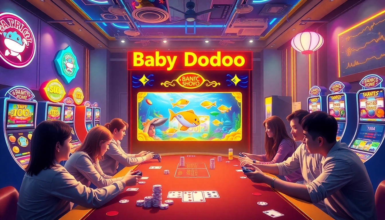 Bắn cá đổi thưởng Baby Dodoo captivating players with vibrant game visuals and online excitement