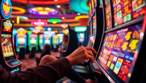 Menangkan permainan slot depo 1k dalam suasana kasino yang menggembirakan.