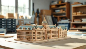 Architekturmodellbau Hannover – Detailreiche Architekturmodelle in einem hellen Werkstattumfeld
