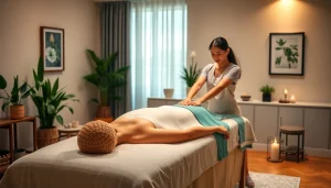 출장마사지 service providing professional and relaxing healing in a serene home setting.