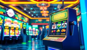 Menawarkan slot depo 1k dengan mesin slot modern yang menarik dan antarmuka digital cerah.