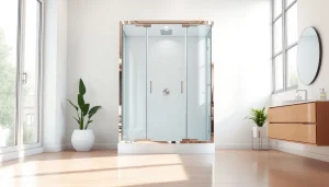 Erleben Sie die moderne sonni Duschkabine 80x80 in stylischem Badezimmer-Design.