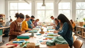 Engage in craft training Colorado with hands-on learning in a vibrant workshop setting.