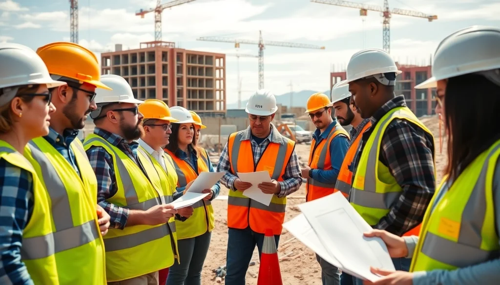 Engage in construction safety training in Colorado with diverse professionals learning on-site.