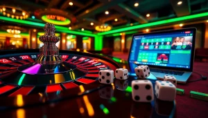 Experience high-stakes excitement at hay.win with vibrant roulette and poker elements.