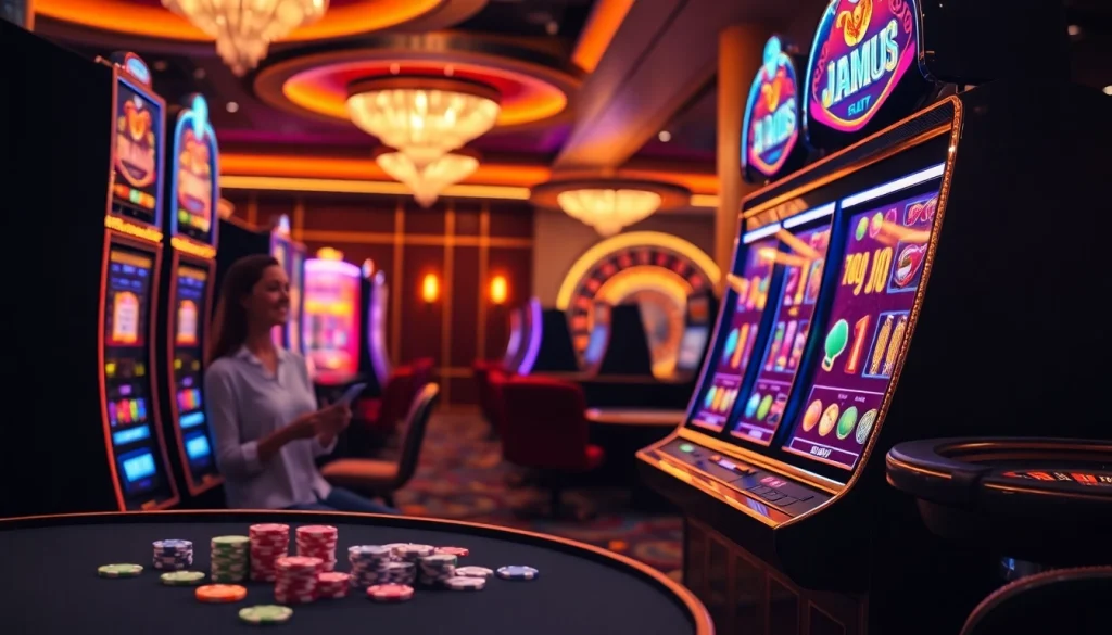 Experience exciting wins at jamuslot's vibrant casino with luxurious slot games and spinning roulette.