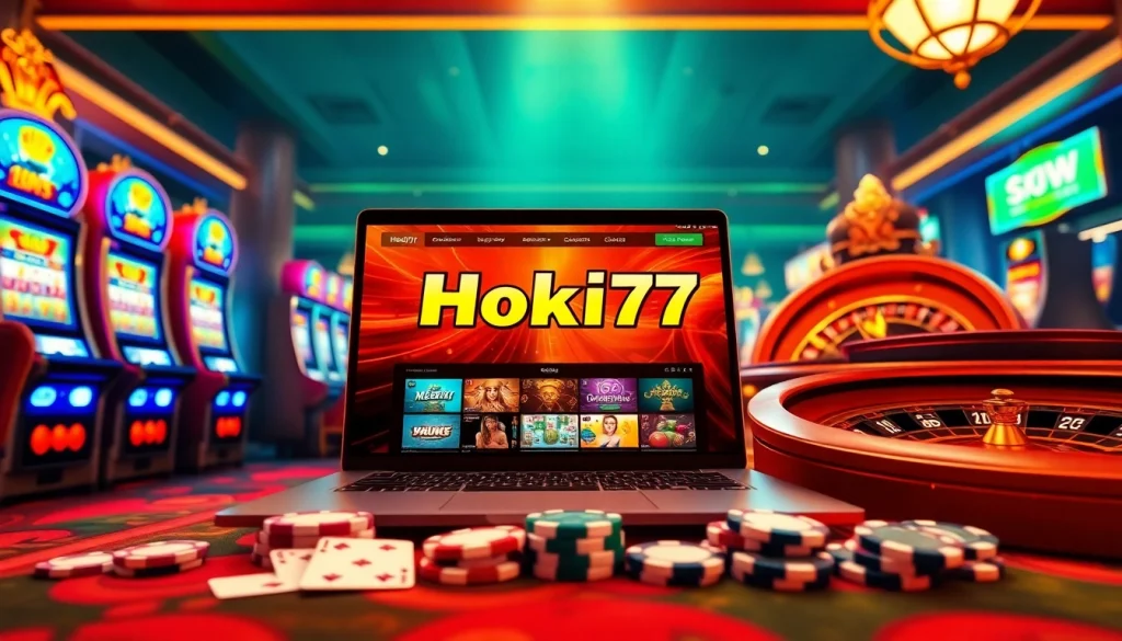 Experience the excitement of winning at Hoki77 through vibrant online gaming.