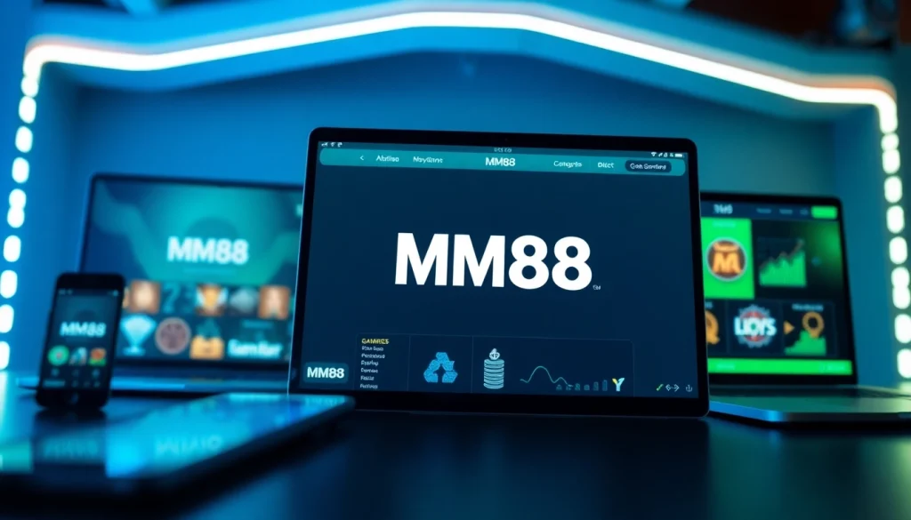 Explore the user-friendly interface of MM88 online platform at https://mm88.in.net, showcasing seamless access across devices for an exciting gaming experience.