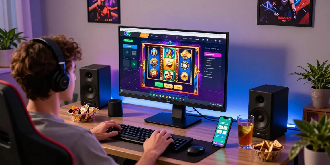 Exciting gaming experience at home with vibrant casino display, showcasing https://bhma.org.uk for UK players.