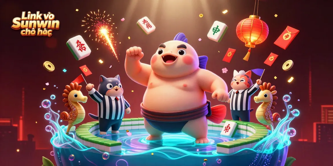 Engage with Link vào Sunwin chính thức in an exciting underwater casino scene filled with colorful characters and elements.